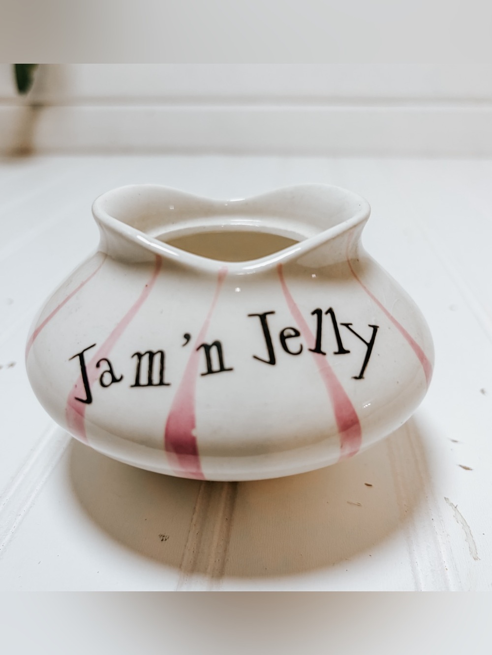 Vintage 1958 HOLT HOWARD Pixieware Jam 'n Jelly Container Jar